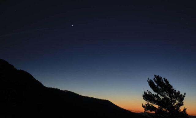 Saturn and Jupiter Conjunction