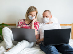 https://www.freepik.com/premium-photo/young-family-works-remotely-from-home-bed-computer-quarantined-couple-coronavirus-medical-masks-stay-home-safe-distance-learning-education-work-order-food-products-online_8145046.htm#page=2&query=covid+couple+computer&position=15
