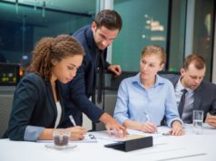 https://www.freepik.com/free-photo/elegant-man-suit-showing-two-partners-paper_983475.htm#page=1&query=manager&position=30