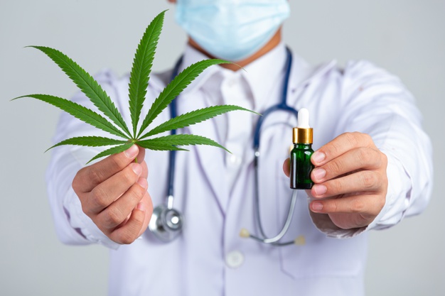 https://www.freepik.com/free-photo/medical-doctor-holding-cannabis-leaf-bottle-cannabis-oil-white-wall_10401487.htm