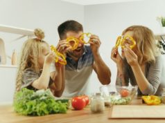 https://www.freepik.com/free-photo/cute-little-girl-her-beautiful-parents-are-cutting-vegetables-smiling-while-making-salad-kitchen-home_11161103.htm#page=1&query=couple%20meal&position=45