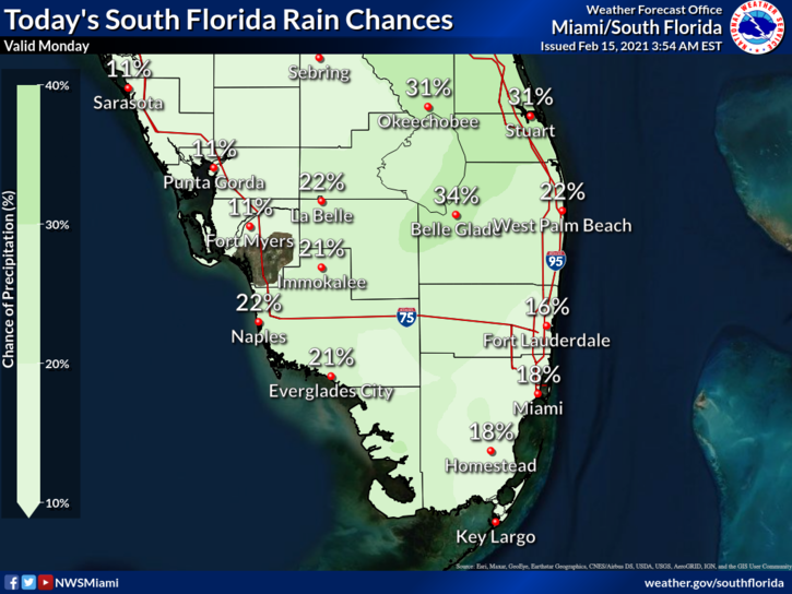 Breezy Monday With Afternoon Showers And Storms For Florida - South ...