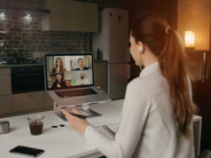 https://www.freepik.com/premium-photo/back-view-female-employee-working-remotely-talking-her-colleagues-about-business-video-conference-desktop-computer-home-multiethnic-business-team-online-meeting_8499811.htm#page=1&query=remote%20work&position=24