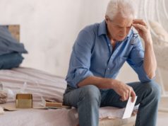 https://www.freepik.com/premium-photo/thoughtful-depressed-unhappy-man-holding-letter-touching-his-head-while-being-involved-his-memories_12735622.htm#page=3&query=widow&position=19