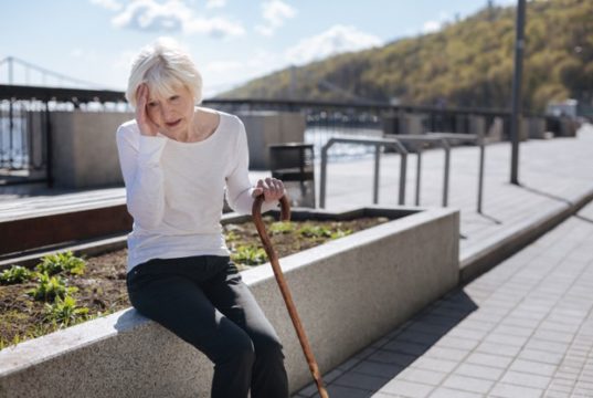 https://www.freepik.com/premium-photo/aging-sad-tired-woman-holding-hand-head-while-expressing-negative-emotions-resting-bench_12853396.htm
