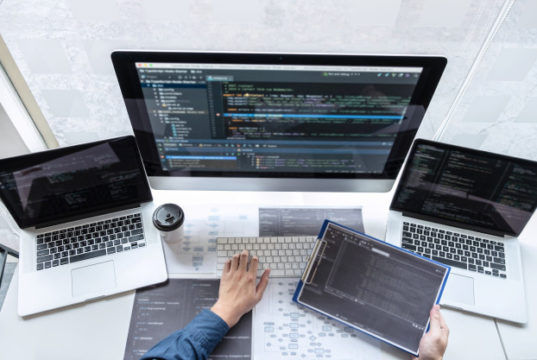 https://www.freepik.com/premium-photo/developer-programmer-working-project-software-development-computer-it-company-office_9150996.htm