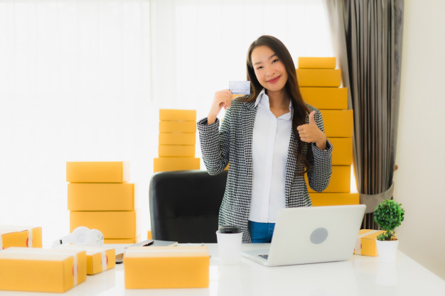 https://www.freepik.com/free-photo/portrait-beautiful-young-asian-woman-work-from-home-with-credit-card-cardboard-box-ready-shipping-shopping_7570250.htm#page=1&query=self%20employed&position=14