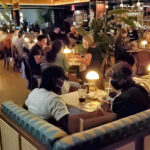 Indoor dining area, Red Rooster