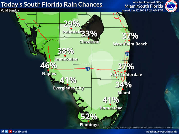 Storms And Showers Linger Around Florida; Watching The Tropics - South ...