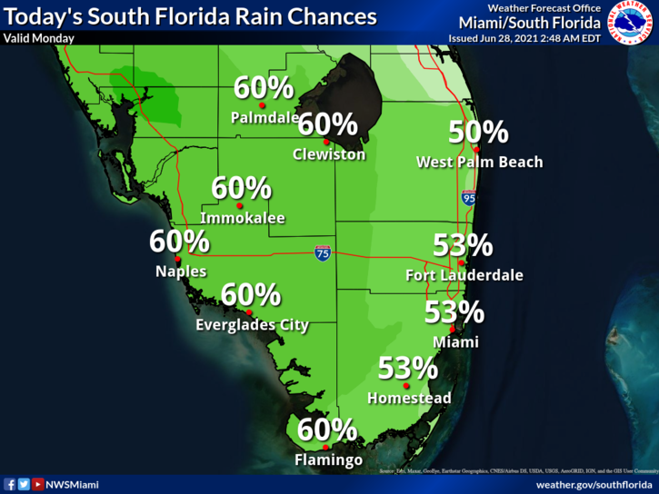 Sun, Showers And Storms Stalking Florida; Tracking The Tropics - South ...