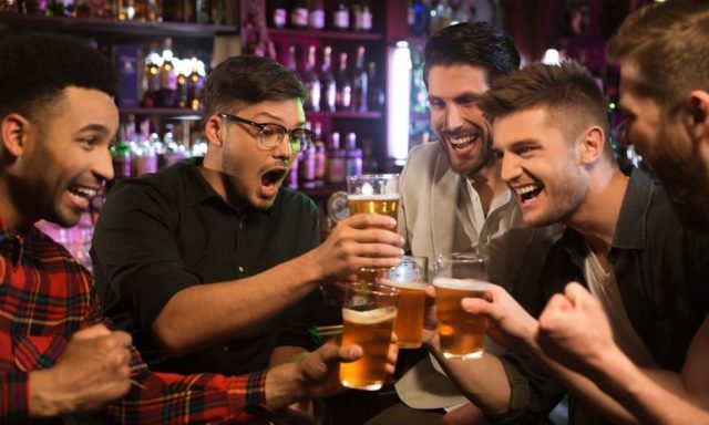 https://www.freepik.com/free-photo/happy-male-friends-clinking-with-beer-mugs-pub_7785371.htm#page=1&query=bachelor%20party&position=2