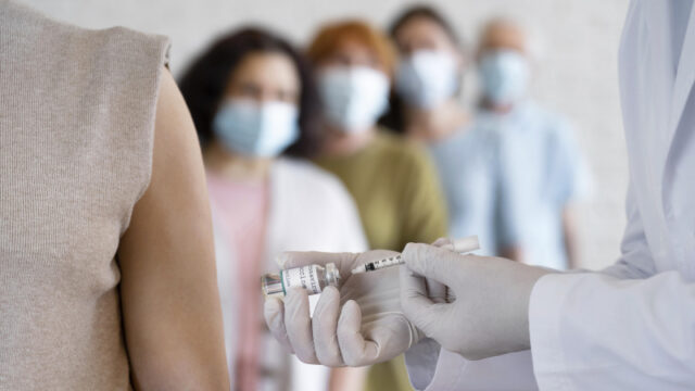 woman-getting-vaccine-shot-by-doctor https://www.freepik.com/free-photo/woman-getting-vaccine-shot-by-doctor_14833586.htm#page=1&query=vaccination&position=40