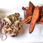 Mushroom and Swiss burger