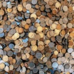 background-is-lot-old-coins-turkish-lira-euro-rubles-treasure-treasure-investing-money-finance-banking