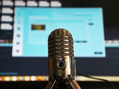 https://www.pexels.com/photo/selective-focus-photography-of-gray-stainless-steel-condenser-microphone-1054713/
