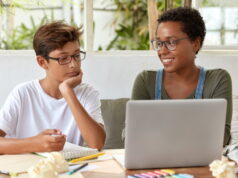 https://www.freepik.com/free-photo/self-education-e-learning-concept-satisfied-black-female-volunteer-tries-explain-her-strategy-young-learner_13761448.htm#page=1&query=tutor&position=16&from_view=search