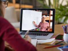 https://www.freepik.com/premium-photo/studying-with-video-online-lesson-home_9736681.htm#page=1&query=online%20college&position=27&from_view=search