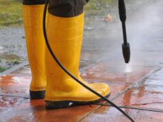 https://www.freepik.com/free-photo/person-wearing-yellow-rubber-boots-with-high-pressure-water-nozzle-cleaning-dirt-tiles_11424748.htm#page=1&query=pressure%20washing&position=0&from_view=search