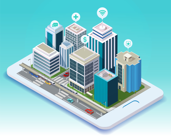 https://www.vecteezy.com/vector-art/1395599-isometric-design-of-smart-city-mobile-app-on-tablet