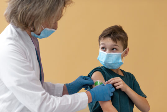 https://www.freepik.com/free-photo/close-up-child-doctor-wearing-masks_14958588.htm#query=covid%20kids%20vaccination&position=34&from_view=search