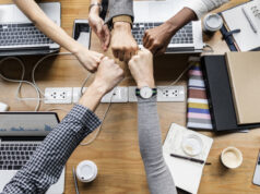 https://www.freepik.com/free-photo/colleagues-giving-fist-bump_3532664.htm#query=new%20business&position=20&from_view=search