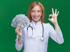 https://www.freepik.com/free-photo/joyful-young-female-ginger-doctor-wearing-medical-robe-stethoscope-holding-money-doing-ok-sign-isolated-green-wall_16464072.htm#query=doctor%20money&position=3&from_view=search