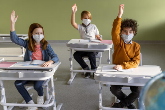 https://www.freepik.com/free-photo/front-view-children-with-medical-masks-school-raising-their-hands_12367070.htm#query=kids%20covid&position=7&from_view=search