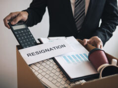 https://www.freepik.com/premium-photo/male-employees-are-keeping-their-own-items-desk-because-they-are-about-go-resign-with-manager_22296147.htm#query=resignation&position=2&from_view=search