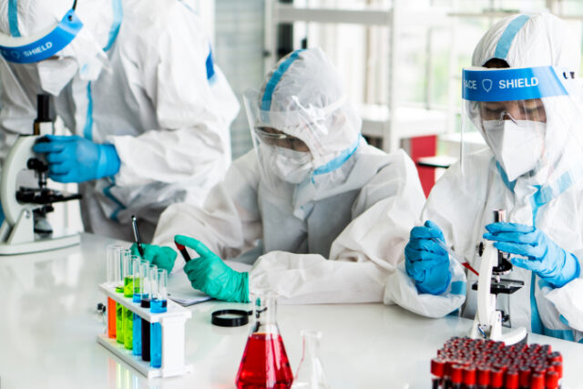 vecteezy_scientists-in-personal-protective-equipment-or-ppe-doing-research-and-experiment-to-find-drugs-to-treat-covid-19-or-coronavirus-infection-in-the-lab_2949578 https://www.vecteezy.com/photo/2949578-scientists-in-personal-protective-equipment-or-ppe-doing-research-and-experiment-to-find-drugs-to-treat-covid-19-or-coronavirus-infection-in-the-lab