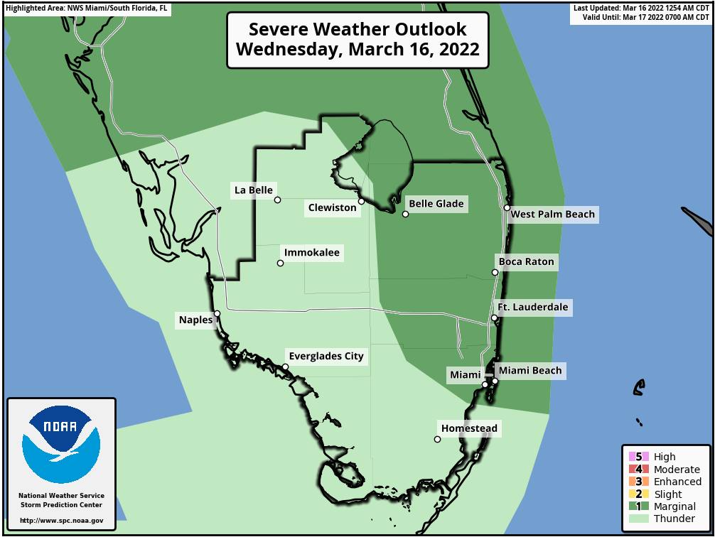 Florida Will See Showers And Storms Again Today - South Florida Reporter