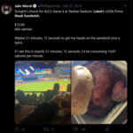 New York Yankees – Yankee Stadium – Lobel’s steak sandwich