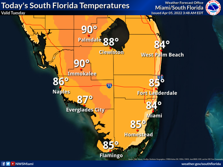 Florida Will Be Breezy With Plenty Of Sun Today - South Florida Reporter