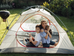 https://www.freepik.com/free-photo/little-brother-sister-enjoying-picnic-while-sitting-tent_5083579.htm#query=backyard%20camping&position=24&from_view=search