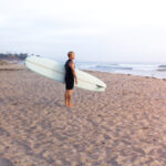Surfer at the beach