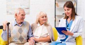 https://www.freepik.com/free-photo/nurse-sitting-with-old-man-woman-sofa_5199911.htm#query=senior%20living&position=28&from_view=search