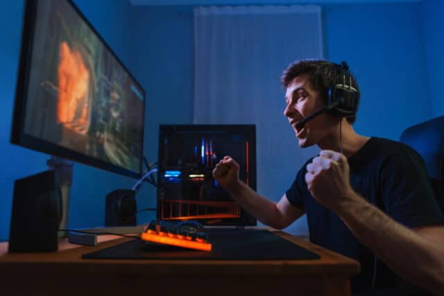 https://www.freepik.com/premium-photo/cybersport-young-pro-gamer-happy-with-winning-game-feel-exited-show-yes-hand-gesture_13387241.htm#query=gamers&position=10&from_view=search