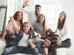 https://www.vecteezy.com/photo/4259363-posing-for-the-picture-office-friends-have-cheerful-time-sitting-and-laying-on-the-white-sofa