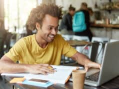 https://www.freepik.com/free-photo/indoor-shot-happy-student-male-with-curly-hair-dressed-casually-sitting-cafeteria-working-with-modern-technologies-while-studying-looking-with-smile-notebook-receiving-message-from-friend_9760376.htm#query=online%20school&position=26&from_view=search