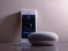 https://www.pexels.com/photo/gray-google-home-mini-beside-silver-iphone-5s-1279365/