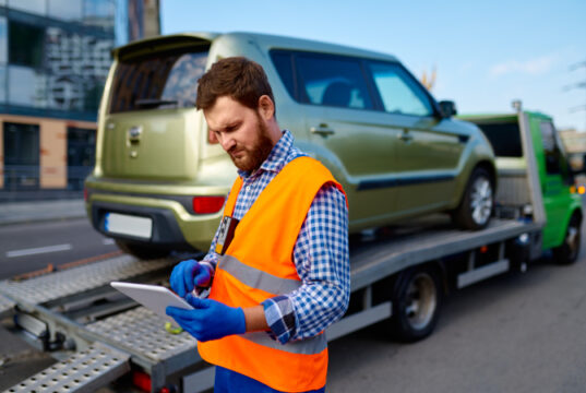https://www.freepik.com/premium-photo/tow-truck-operator-checking-electronic-invoice-document-man-with-mobile-tablet-near-evacuator_22506662.htm?query=tow%20truck