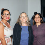 B – Building Manager Jillian Barbosa, Professors Kathy Cerminara and Julie Agris