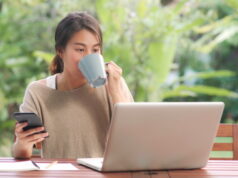https://www.vecteezy.com/photo/3657053-freelance-asian-woman-working-at-home-business-female-working-on-laptop-and-using-mobile-phone-drinking-coffee-sitting-on-table-in-the-garden-in-morning-lifestyle-women-working-at-home-concept