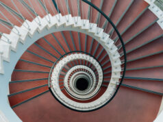 https://www.freepik.com/free-photo/high-angle-view-modern-spiral-staircase-lights_10400510.htm#query=stairs&position=48&from_view=search&track=sph