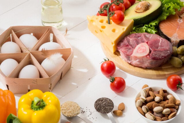 ketogenic-low-carbs-diet-food-selection-white-wall https://www.freepik.com/free-photo/ketogenic-low-carbs-diet-food-selection-white-wall_12757296.htm#query=low%20carb%20diet&position=13&from_view=search&track=sph