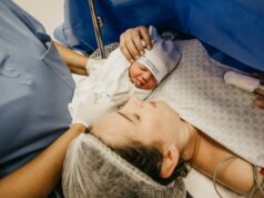 https://www.pexels.com/photo/baby-beside-woman-3259628/