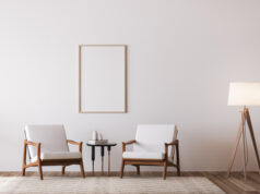 client: https://stock.adobe.com/images/living-room-design-with-empty-frame-mockup-two-wooden-chairs-on-white-wall/403408161