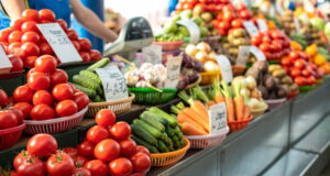 https://www.freepik.com/free-photo/different-fresh-vegetables-baskets-counter_9600391.htm#query=farmers%20market&position=15&from_view=search&track=sph