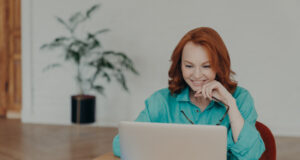 https://www.vecteezy.com/photo/7421497-smiling-millennial-woman-with-red-hair-works-or-studies-on-modern-laptop-computer-browses-internet-has-video-conference-gives-online-consultation-to-clients-gets-job-promotion-or-nice-offer
