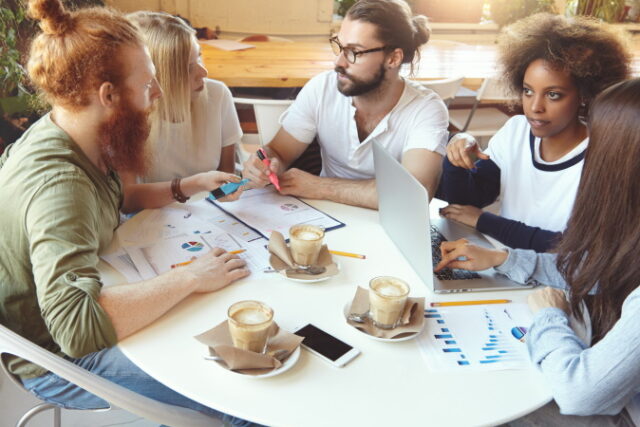 https://www.freepik.com/free-photo/team-young-colleagues-having-meeting-cafe_10421409.htm#query=office%20working%20millennials&position=13&from_view=search&track=ais