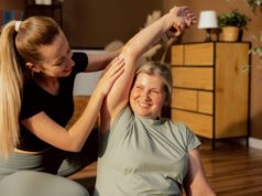 https://www.freepik.com/premium-photo/delighted-elderly-woman-with-young-nurse-doing-stretching-together-helping_35543406.htm#query=senior%20exercise&position=10&from_view=search&track=sph